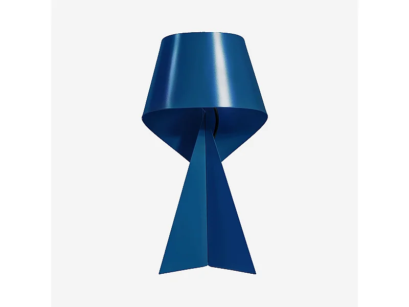 Habitat - Édition limitée - Lampe de table en métal - 50 cm - Bleu Pacifique - Design by Claire Norcross - Ribbon