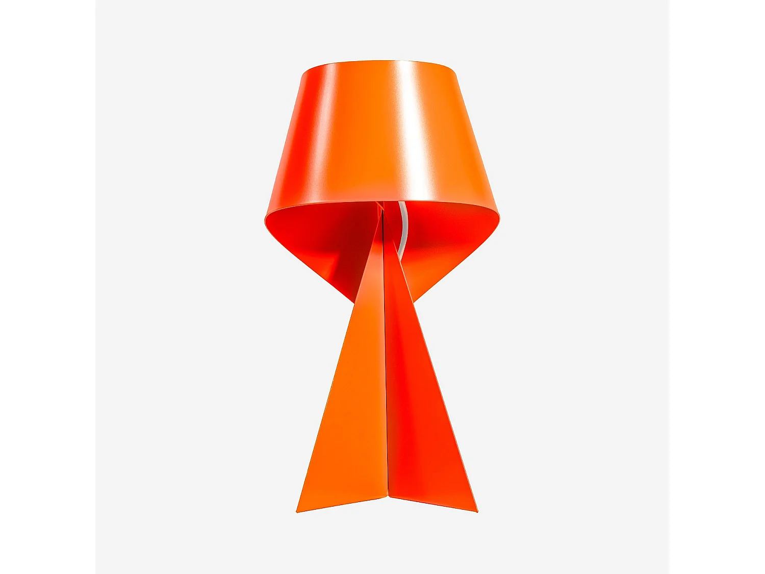 Habitat - Édition limitée - Lampe de table en métal - 50 cm - Orange Tangerine - Design by Claire Norcross - Ribbon