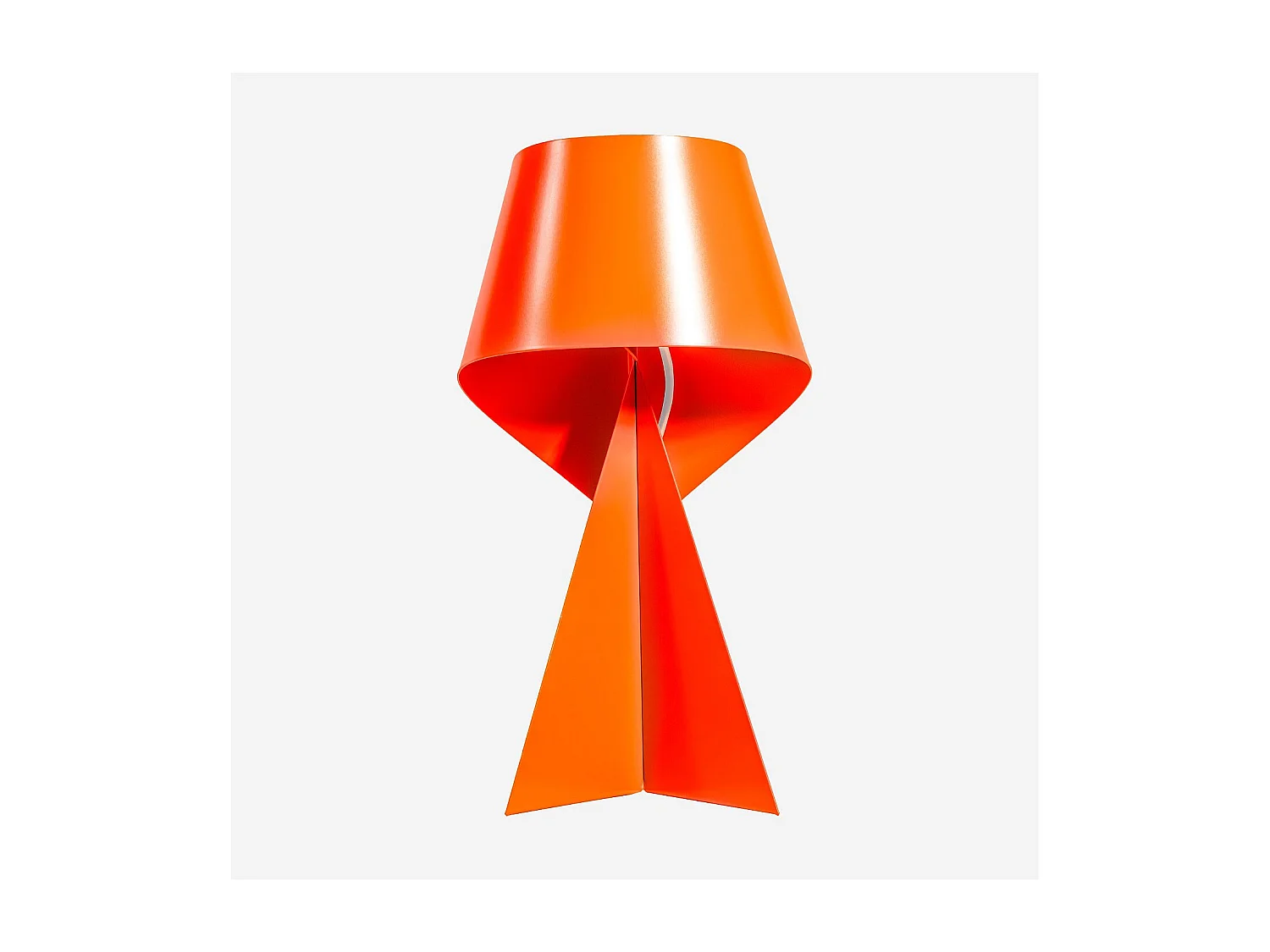 Habitat - Édition limitée - Lampe de table en métal - 50 cm - Orange Tangerine - Design by Claire Norcross - Ribbon