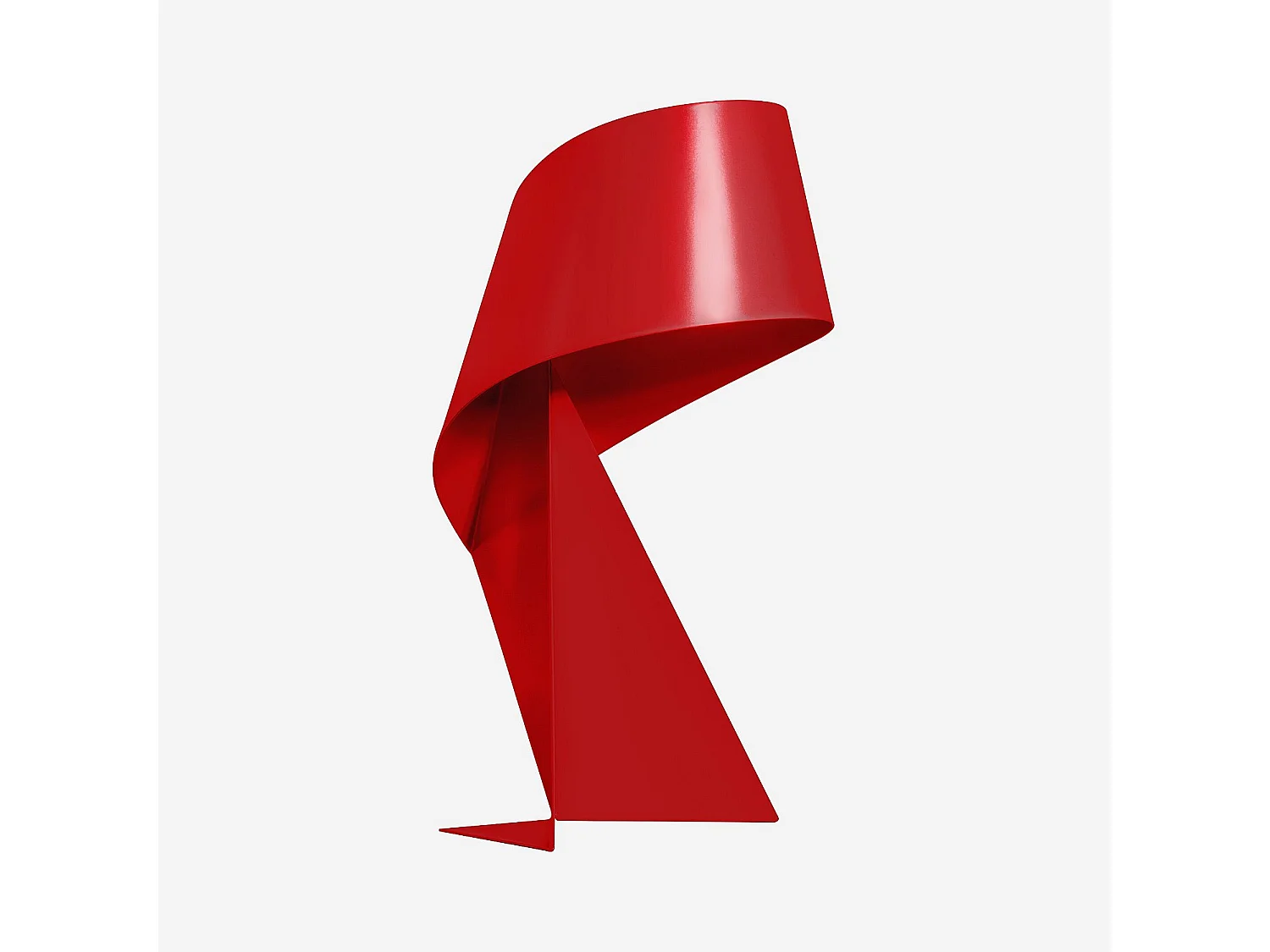 Habitat - Édition limitée - Lampe de table en métal - 35 cm - Rouge Cerise - Design by Claire Norcross - Ribbon