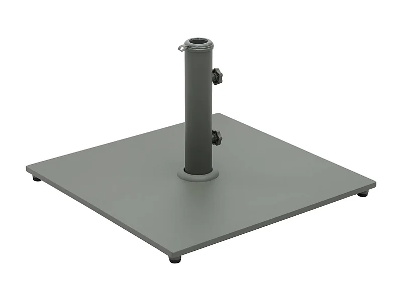 Base quadrata per ombrellone a palo centrale, verde kaki