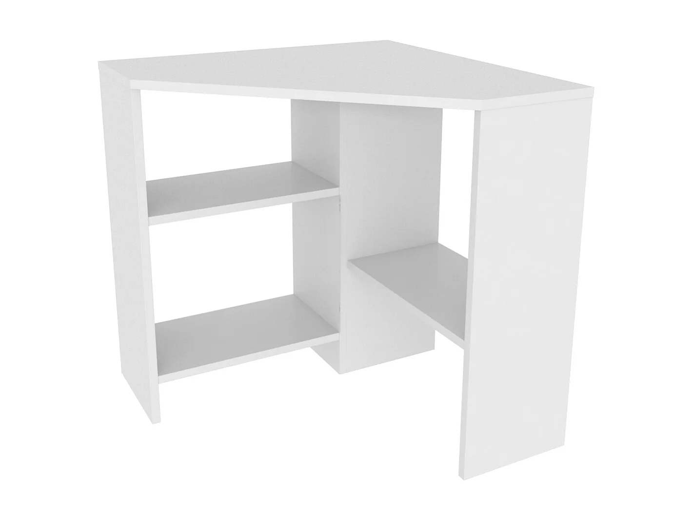 Alison Bureau d'angle modern 72 cm (Blanc)