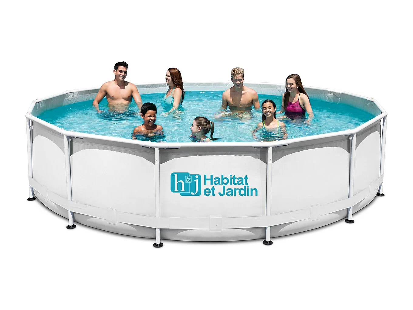 Piscine tubulaire - Ø 5,49 x 1,32 m - Sans filtration