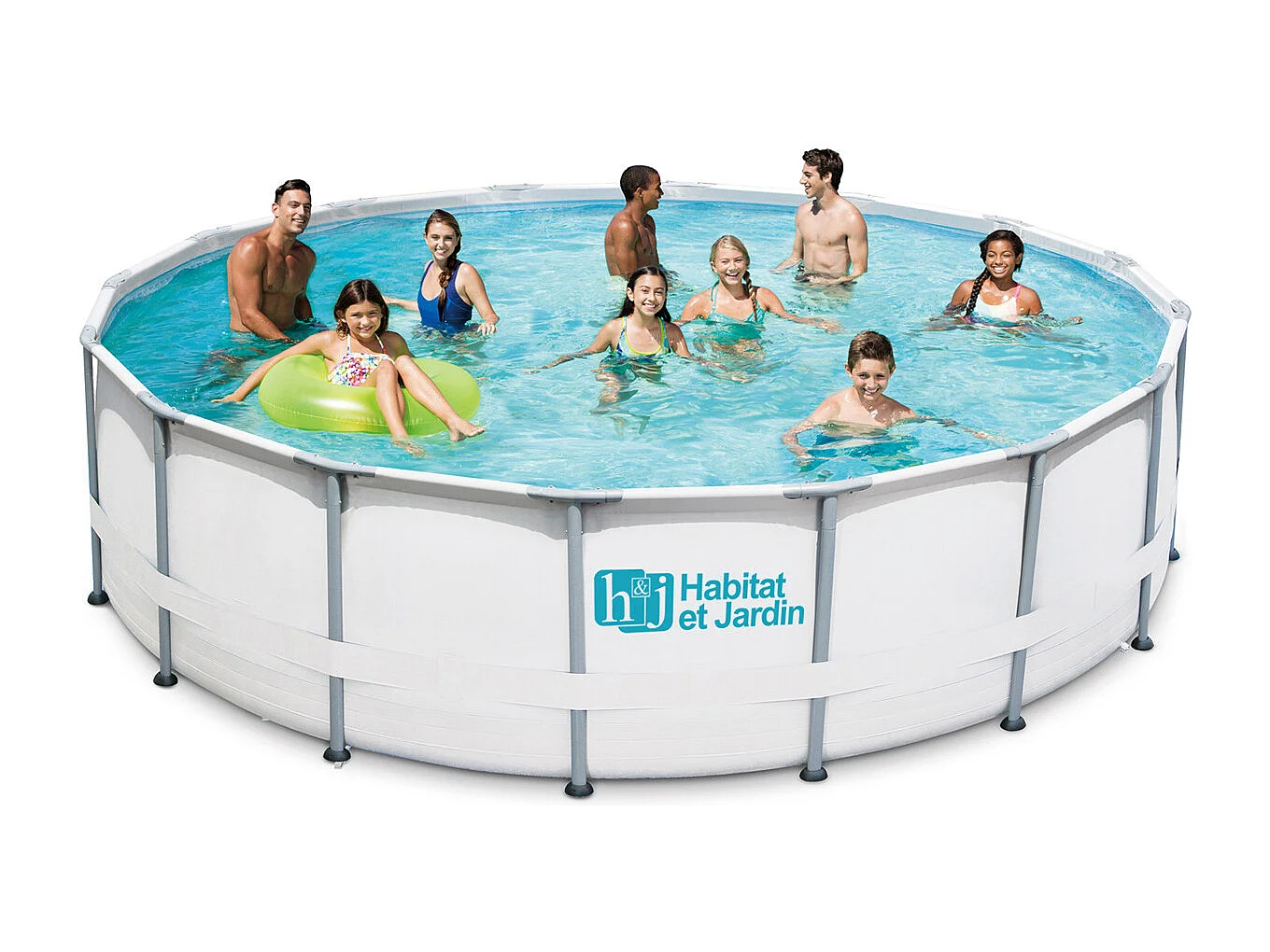 Piscina tubular - Ø 5,49 x 1,32 m - Sin filtración