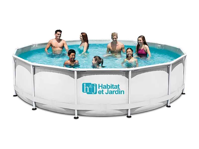 Piscine tubulaire - Ø 5,49 x 1,32 m - Sans filtration