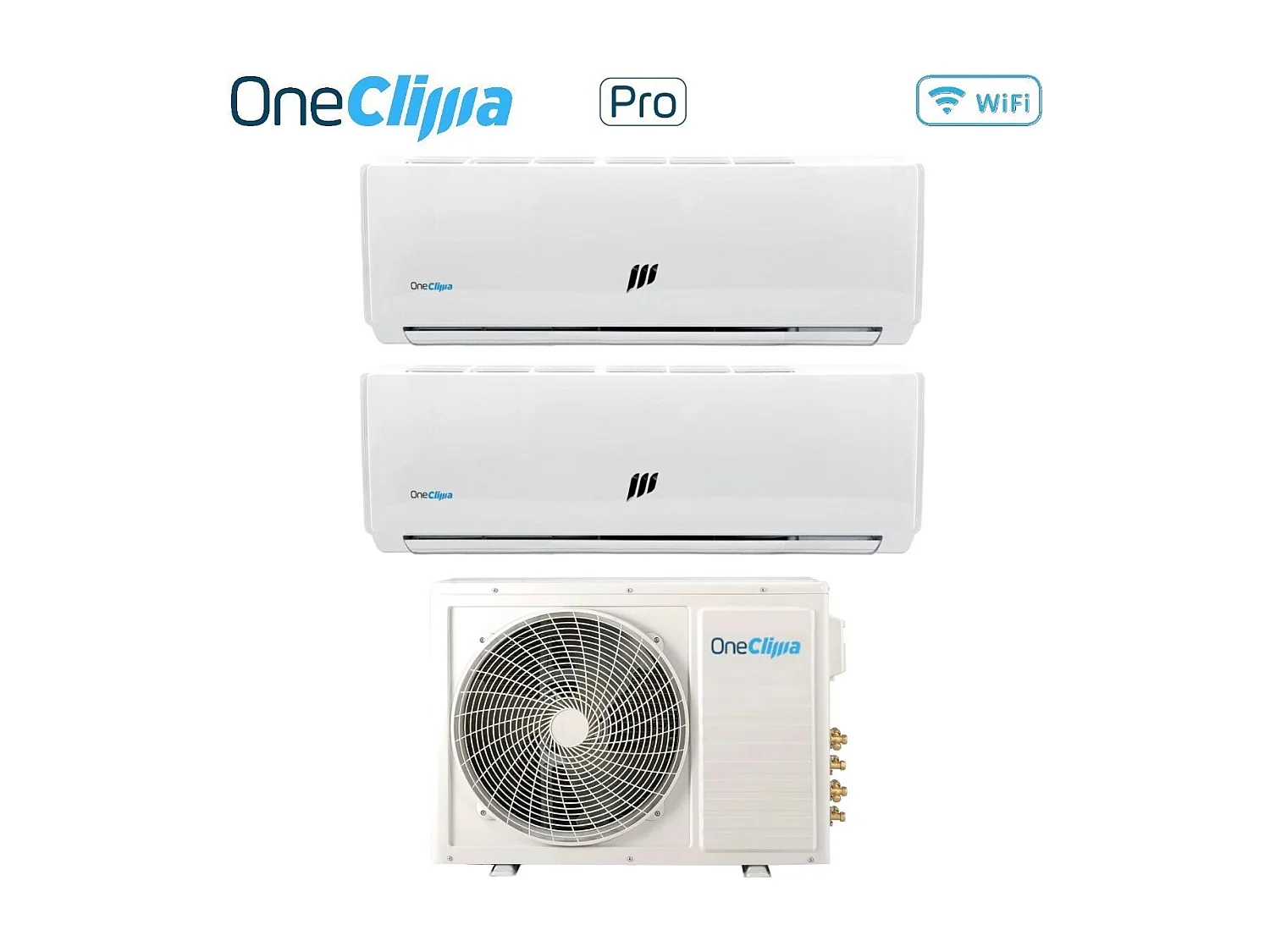 Condizionatore Dual Split Oneclima Pro 12+12 Con Mlt18x2/Y24 R-32 Wi-Fi Optional