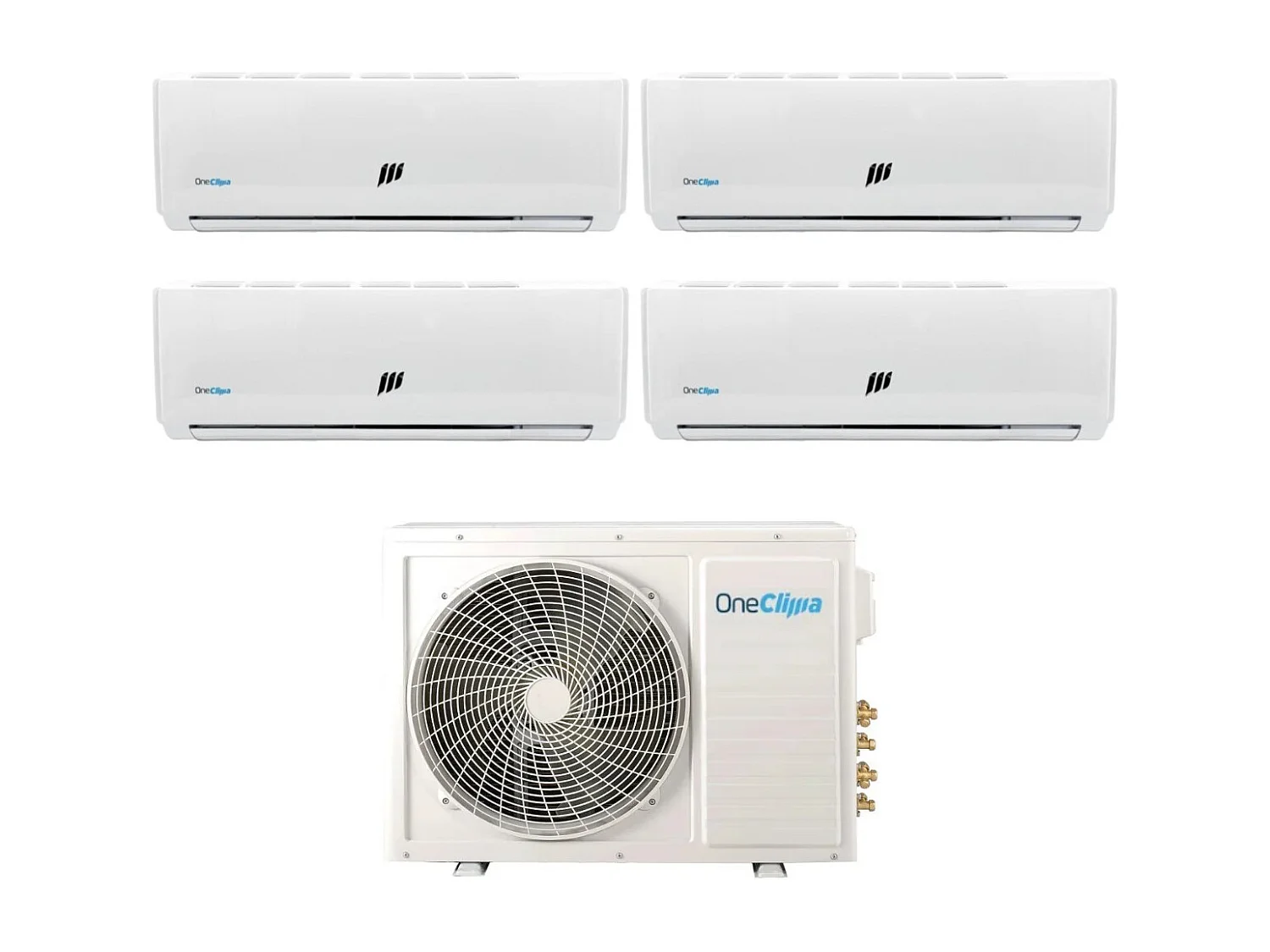 Condizionatore Quadri Split Oneclima Pro 9+9+12+12 Con Mlt32x4/Y24 R-32 Wi-Fi Optional