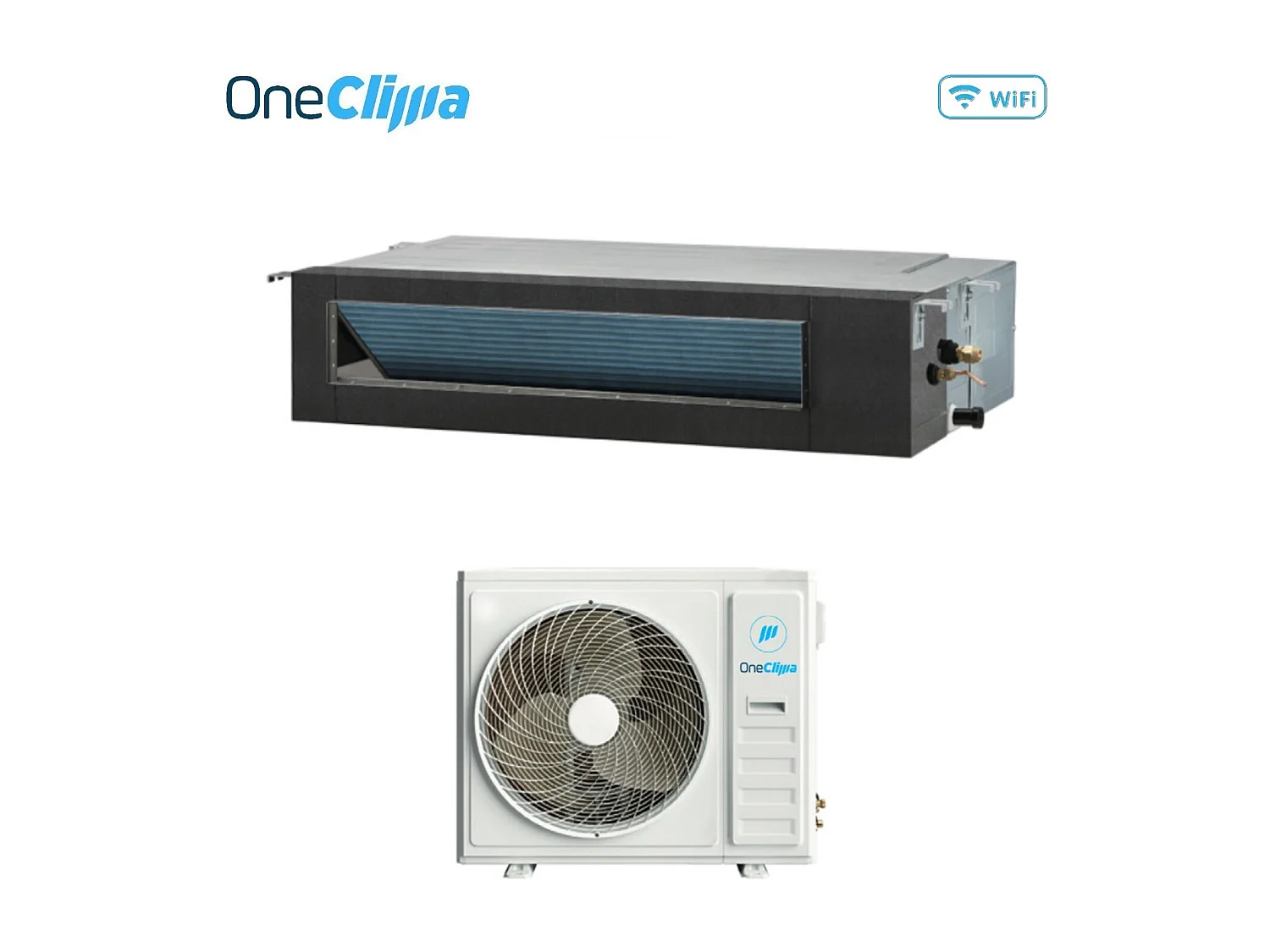 Condizionatore Oneclima Canalizzato 48000 Btu Air 48 Cnl-M R-32 Wi-Fi Optional Con Controllo Cablato Di Serie