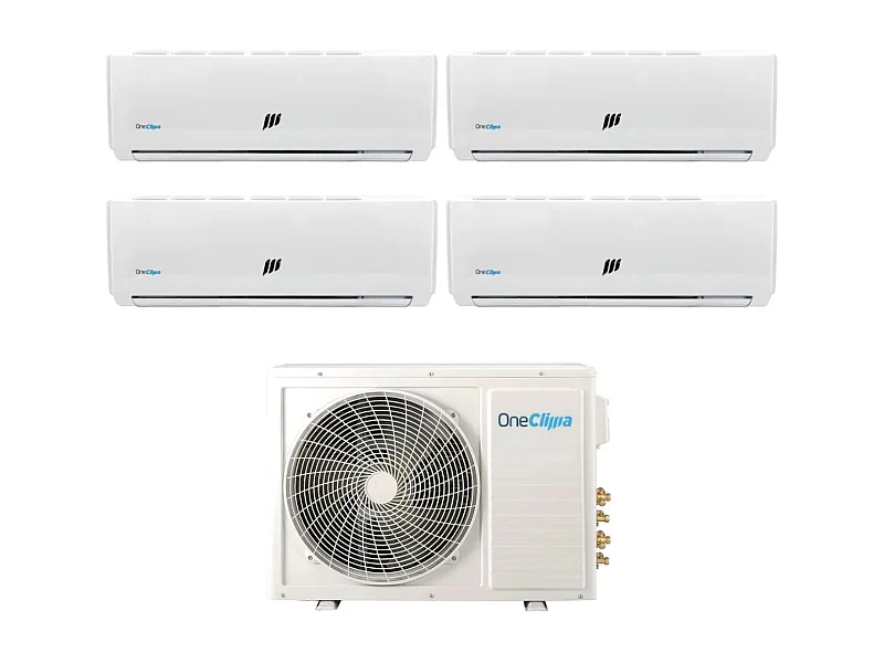 Condizionatore Quadri Split Oneclima Pro 9+9+9+9 Con Mlt32x4/Y24 R-32 Wi-Fi Optional