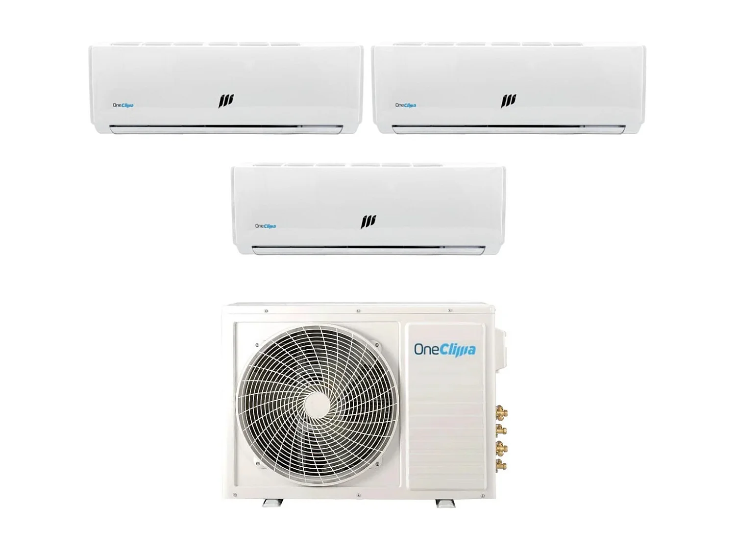 Condizionatore Trial Split Oneclima Pro 9+9+12 Con Mlt27x3/Y24 R-32 Wi-Fi Optional