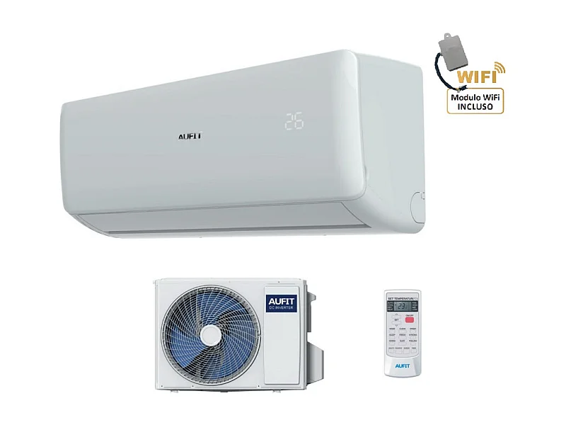 Climatizzatore Condizionatore Aufit Inverter Serie Freedom Fa/4 9000 Btu Dasw-H09b6b4/Fa R-32 Wi-Fi Integrato A++/A+