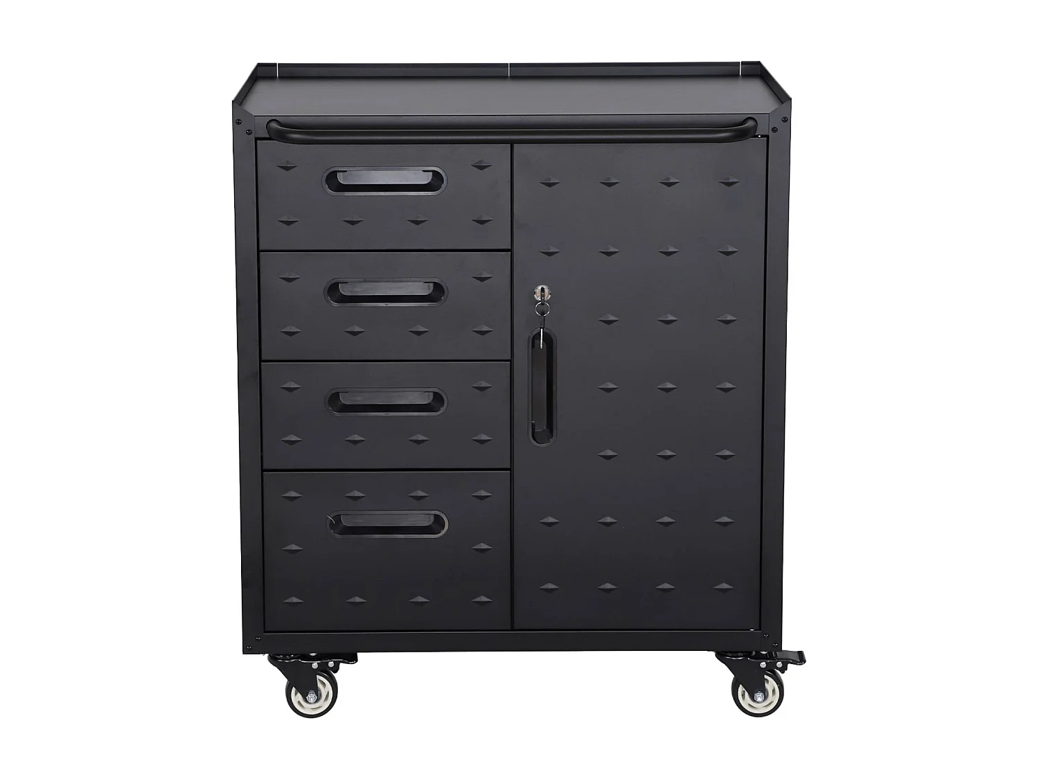 Mueble bajo de almacenamiento para garaje con 4 cajones y una puerta