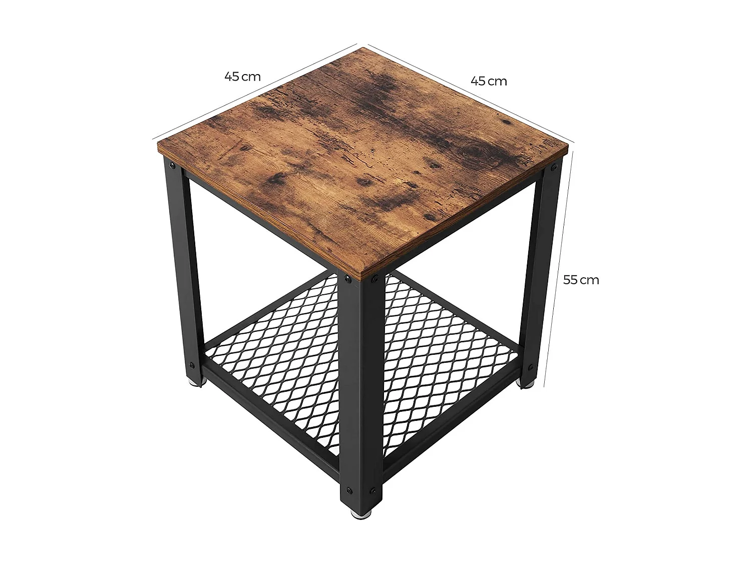 Stolik kawowy Valora Table Cabinet w stylu rustykalnym