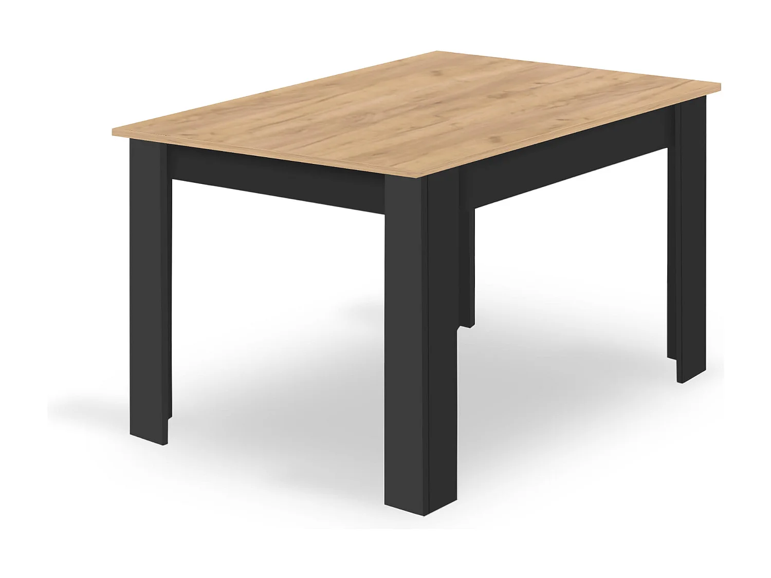 Tavolo artigianale Valora NP 120X80 Design moderno Gambe nere