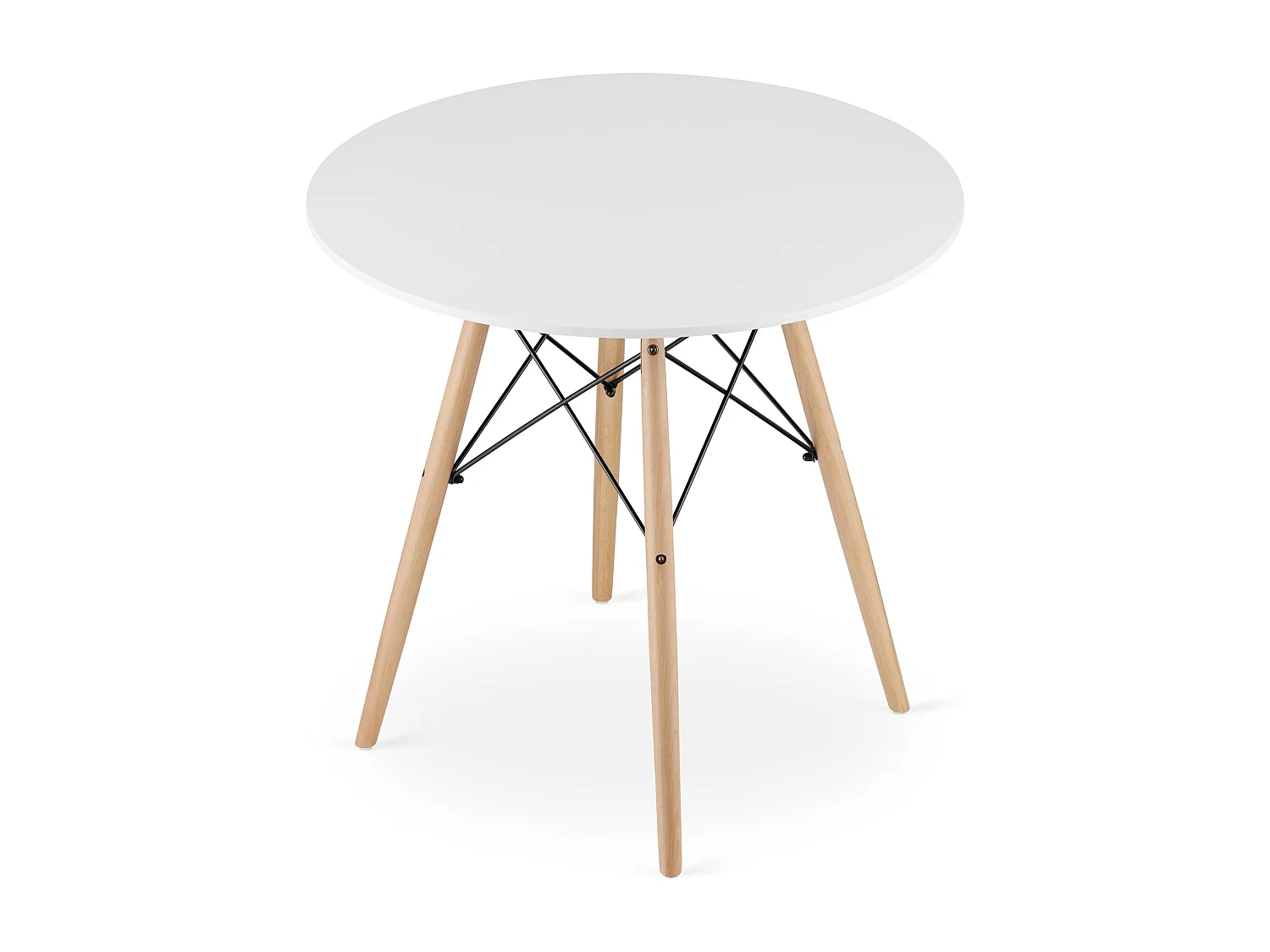 Table ronde Valora KOVA TODI 80 cm - Blanche