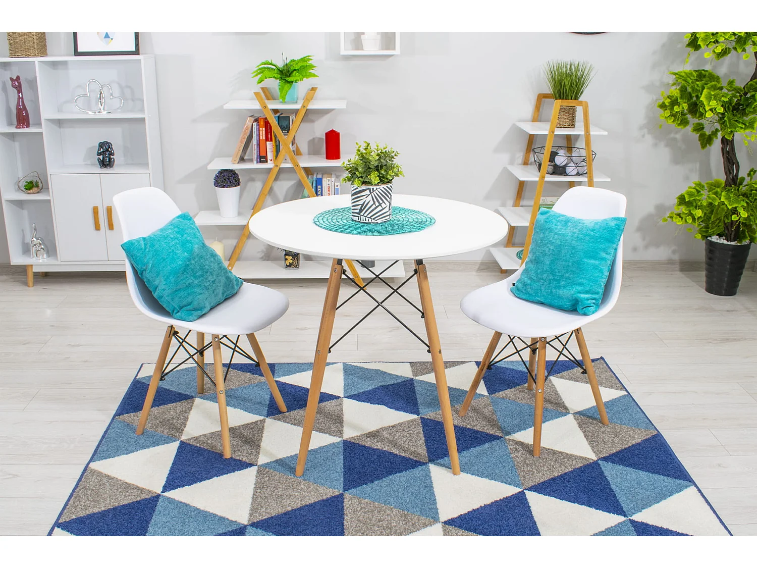 Table ronde Valora KOVA TODI 80 cm - Blanche