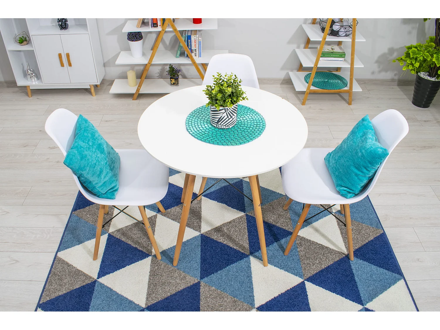 Table ronde Valora KOVA TODI 80 cm - Blanche