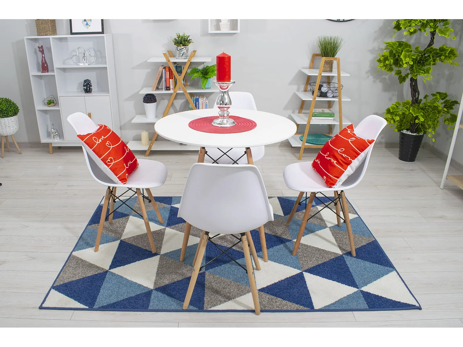 Table ronde Valora KOVA TODI 80 cm - Blanche