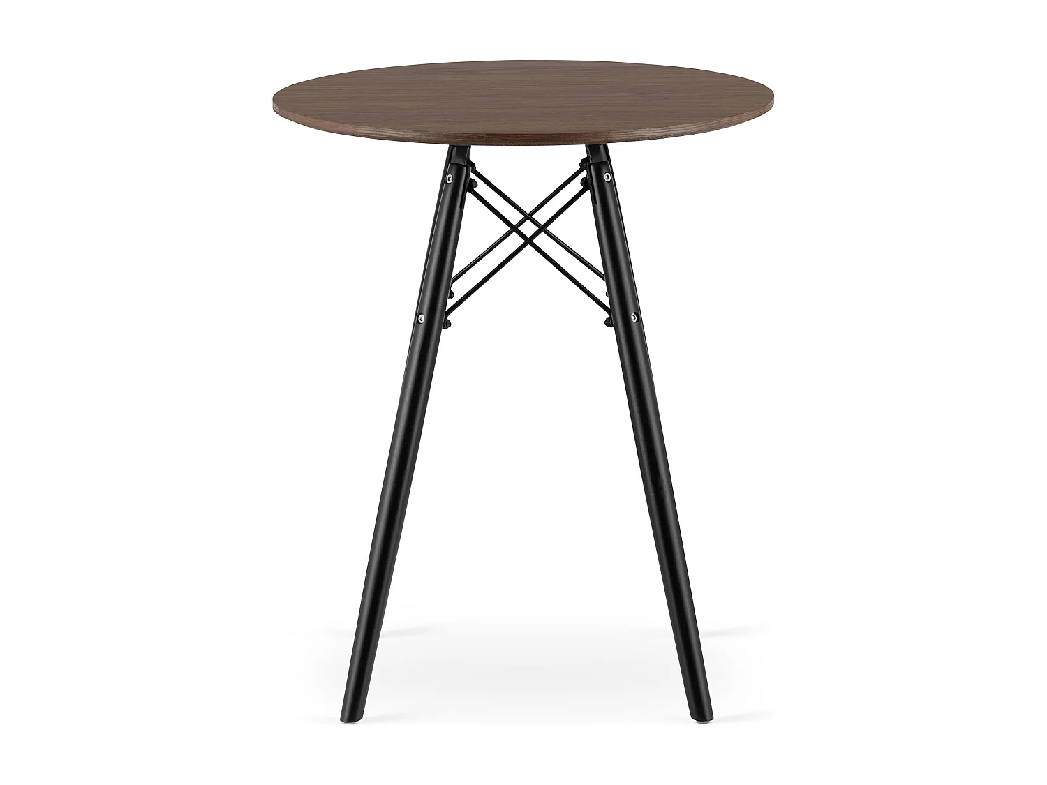 Table ronde Valora KOVA en frêne foncé 60 cm
