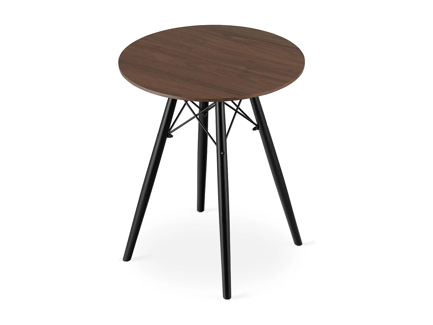 Table ronde Valora KOVA en frêne foncé 60 cm