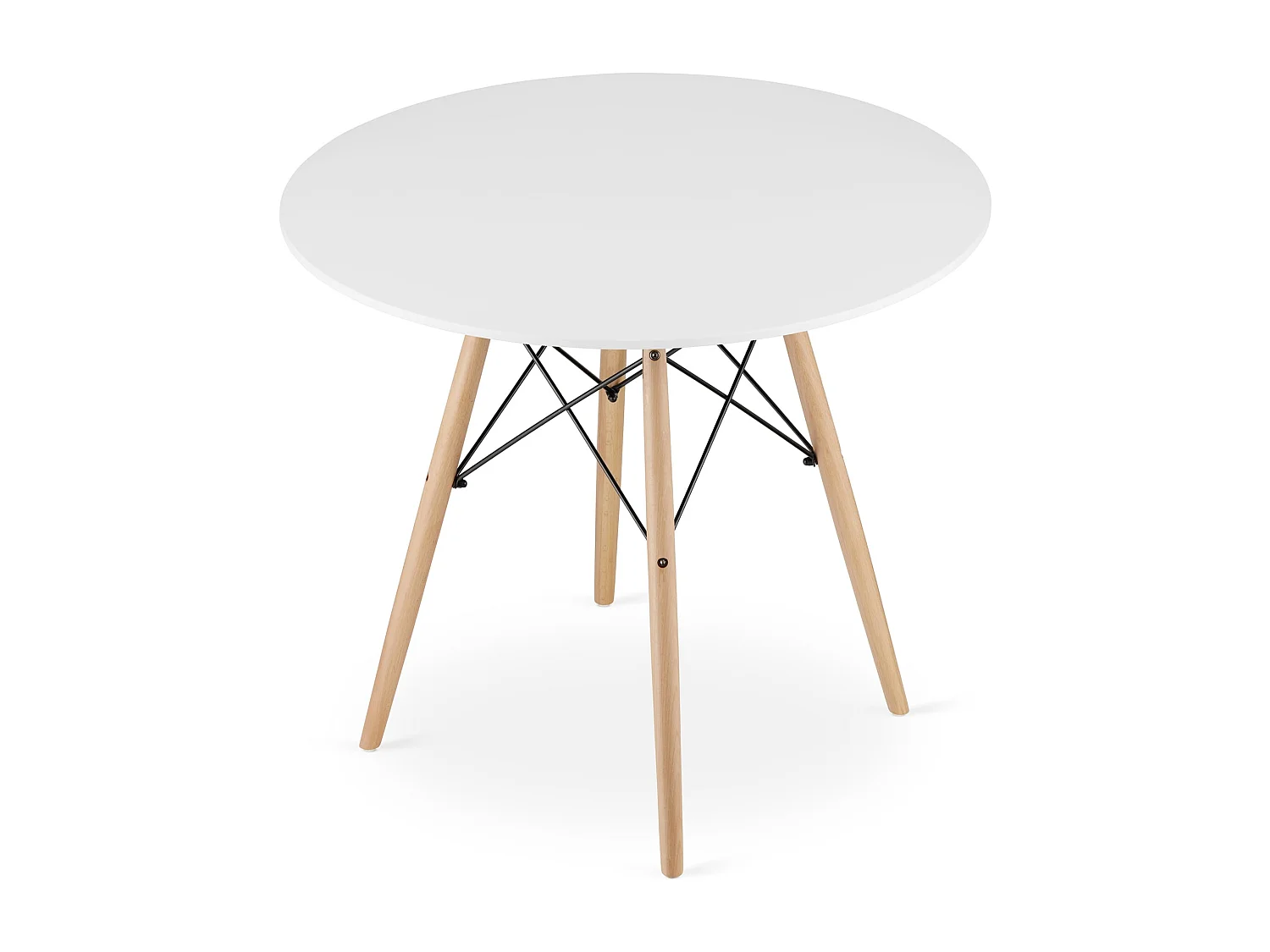 Table ronde Valora KOVA TODI 90 cm - Blanche