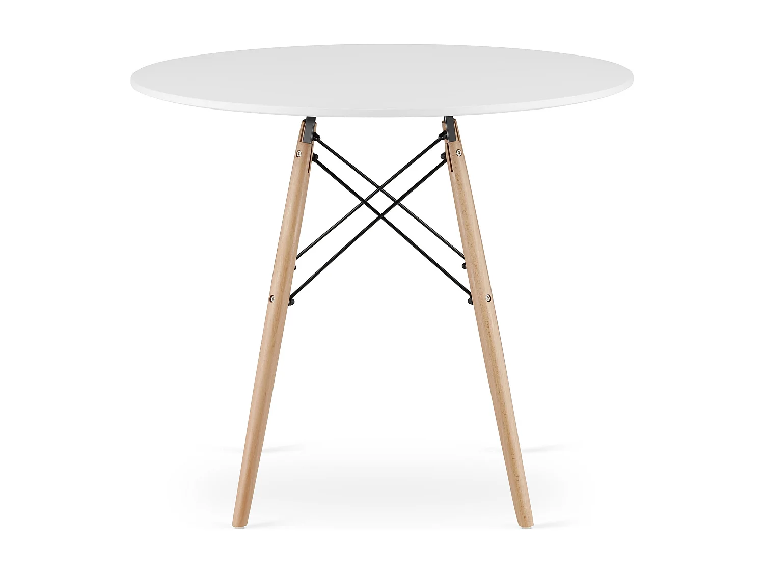 Table ronde Valora KOVA TODI 90 cm - Blanche
