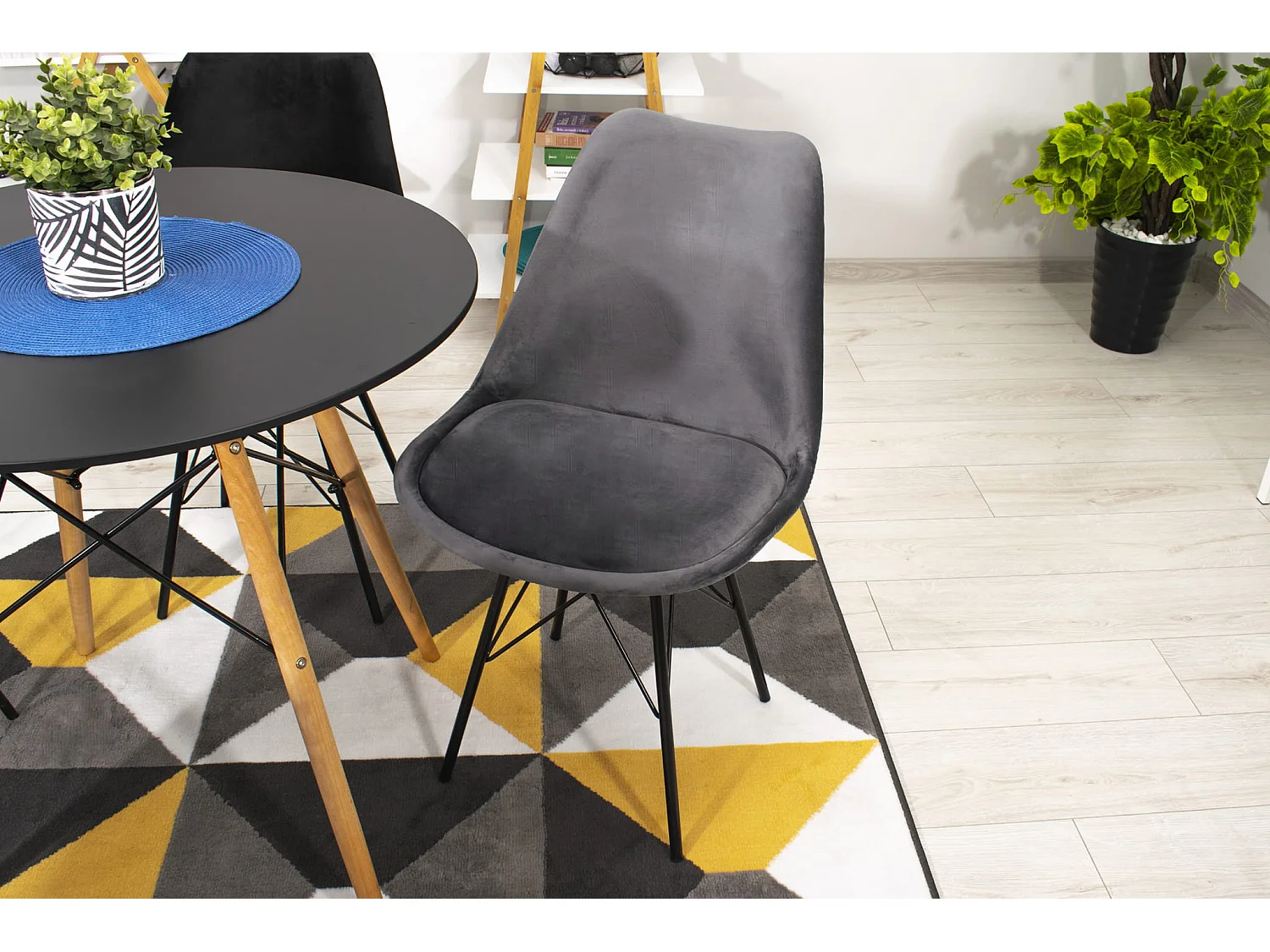 Table ronde Valora KOVA TODI 80 cm - Noire