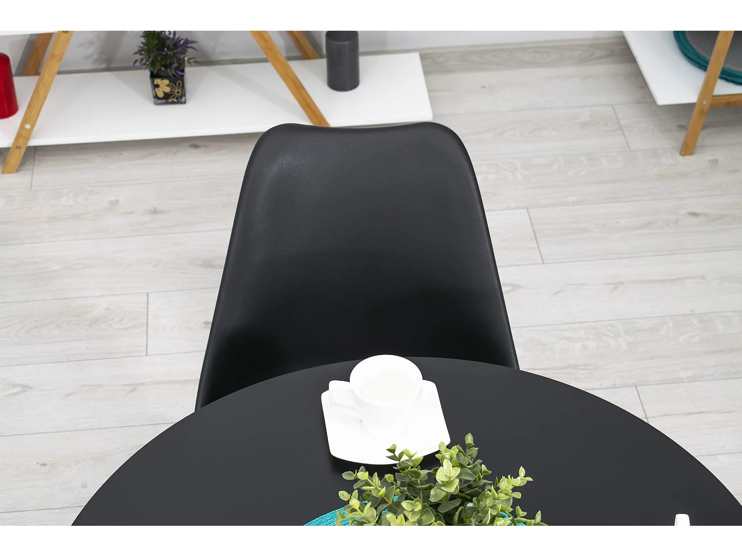 Table ronde Valora KOVA TODI 80 cm - Noire