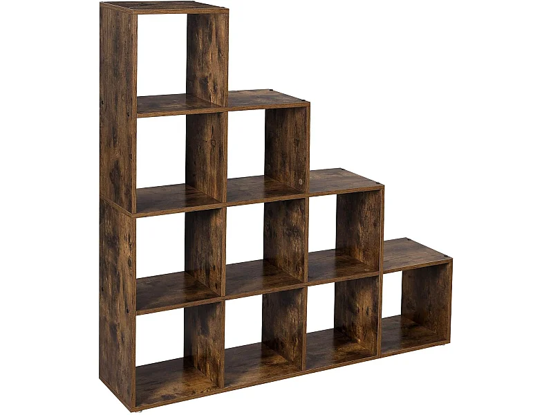 Półka schodkowa Valora Rustic Brown Chipboard