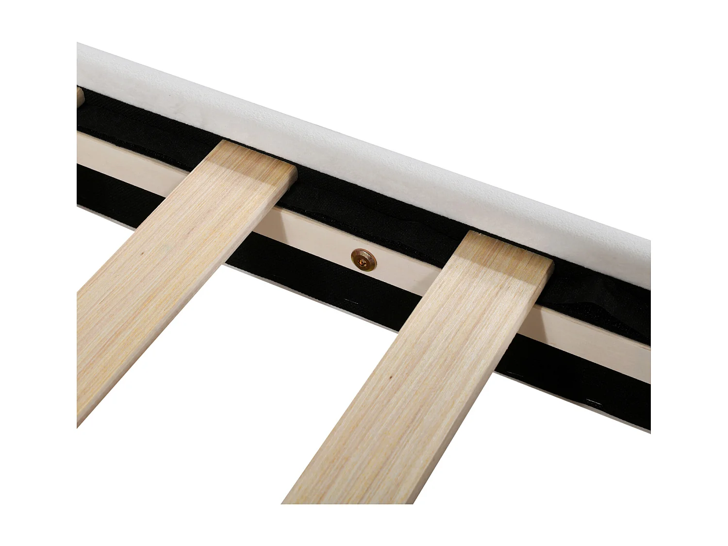 Lit enfant 90x200 cm beige en flanelle, canapé-lit multifonction avec dossier et accoudoirs, lit simple pour enfant, ado ou invité