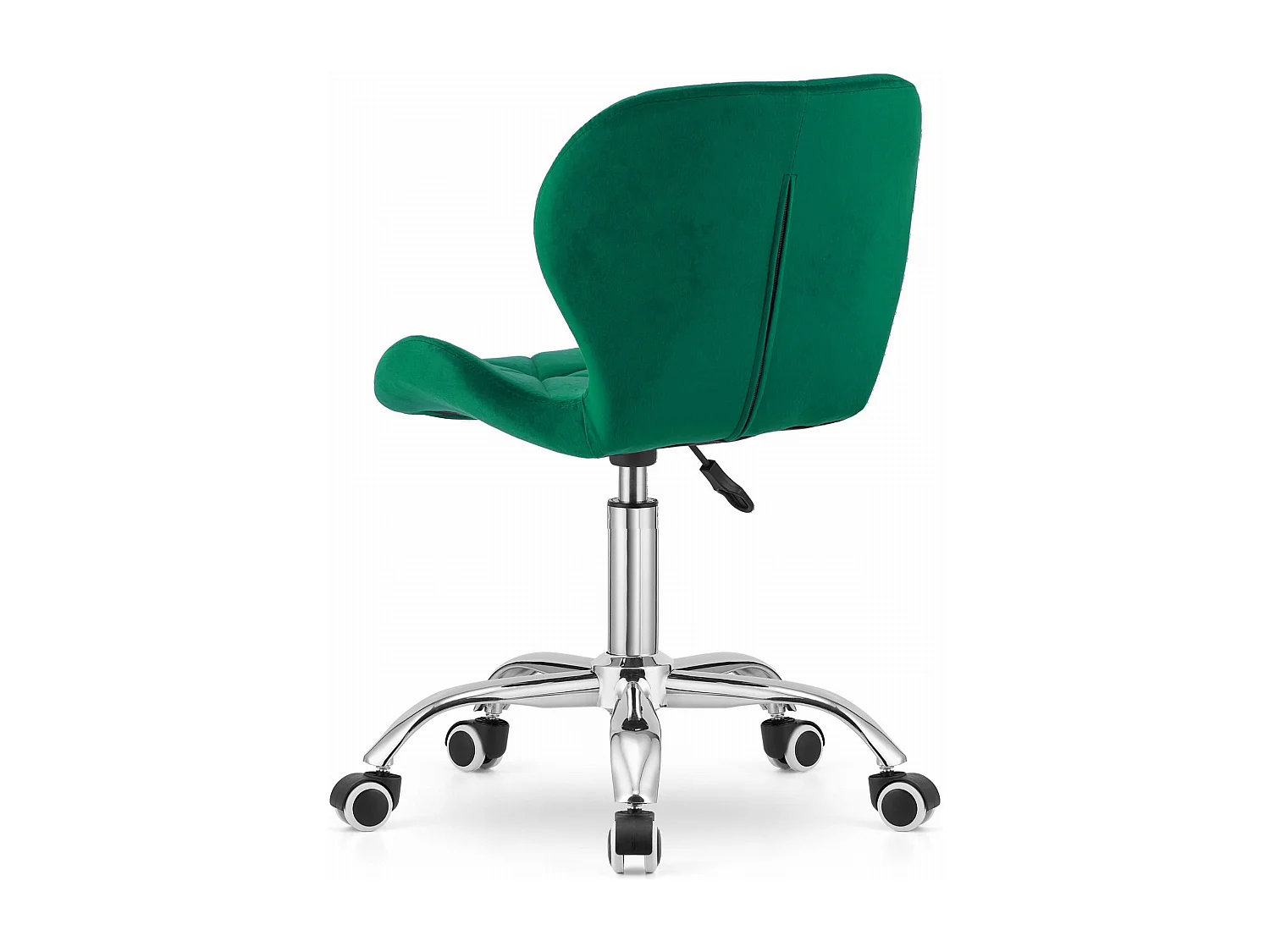 Fauteuil pivotant en velours vert Valora AVOLA ergonomique pour le bureau