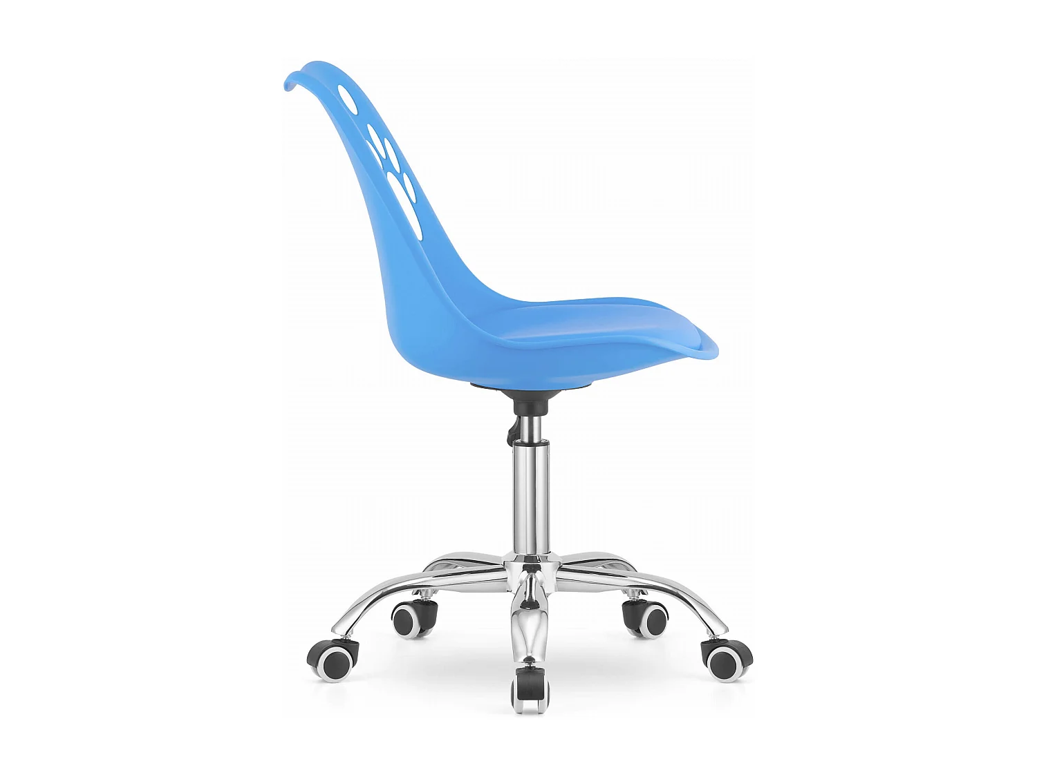 Silla giratoria ergonómica Valora PRINT azul para oficina en casa