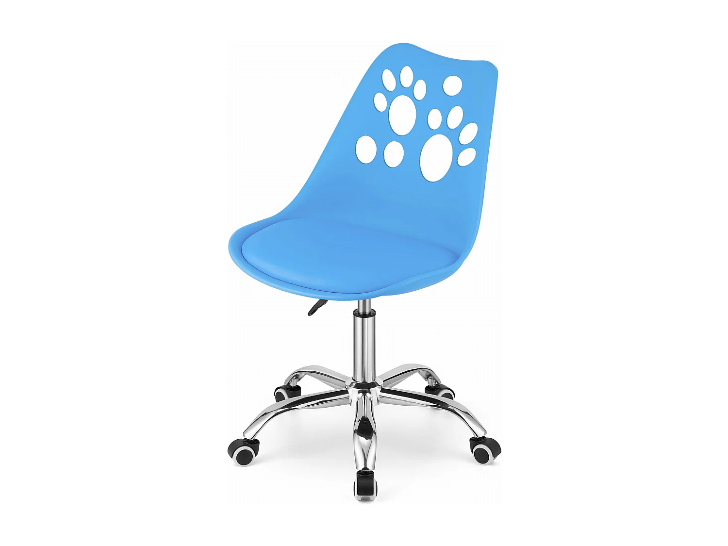 Silla giratoria ergonómica Valora PRINT azul para oficina en casa