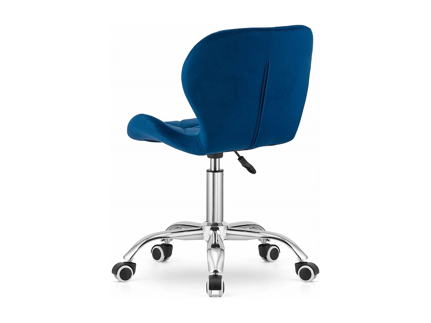Fauteuil pivotant Valora AVOLA ergonomique en velours bleu marine