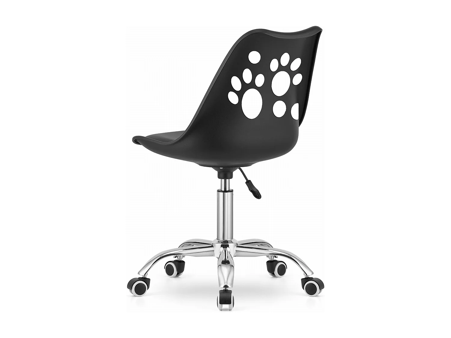 Silla giratoria ergonómica Valora PRINT negra para oficina en casa