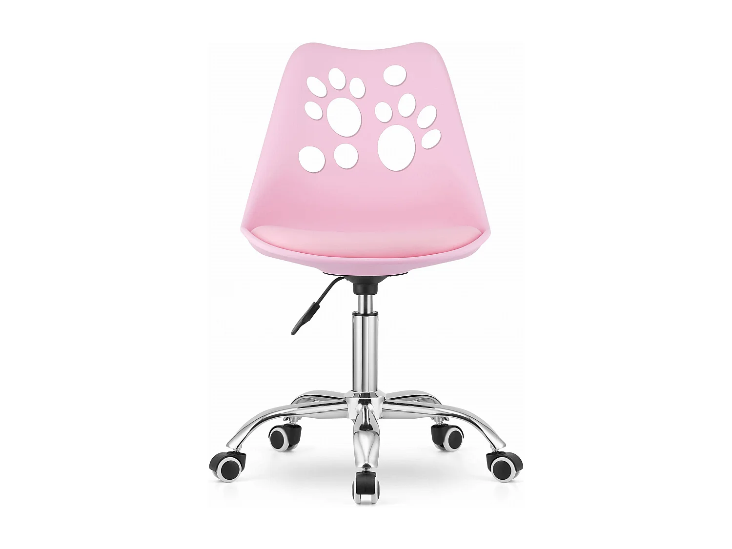 Fauteuil pivotant Valora PRINT rose, design ergonomique pour bureau à domicile