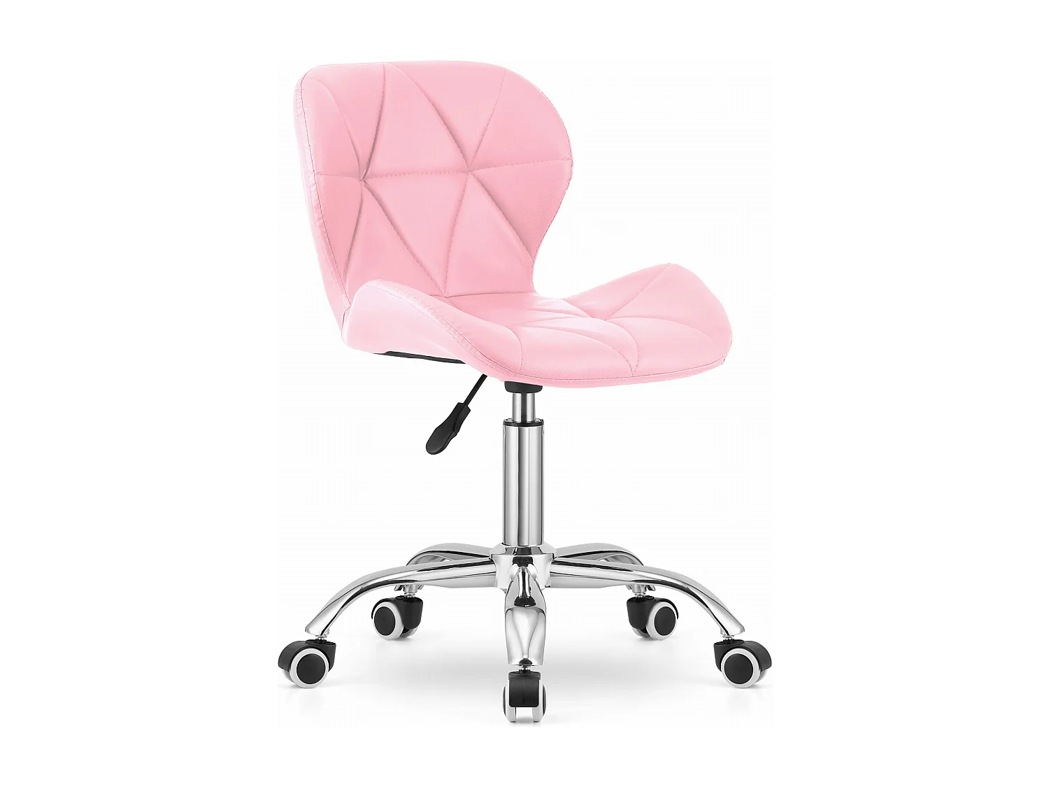 Valora AVOLA draaistoel roze eco-leer ergonomisch ontwerp