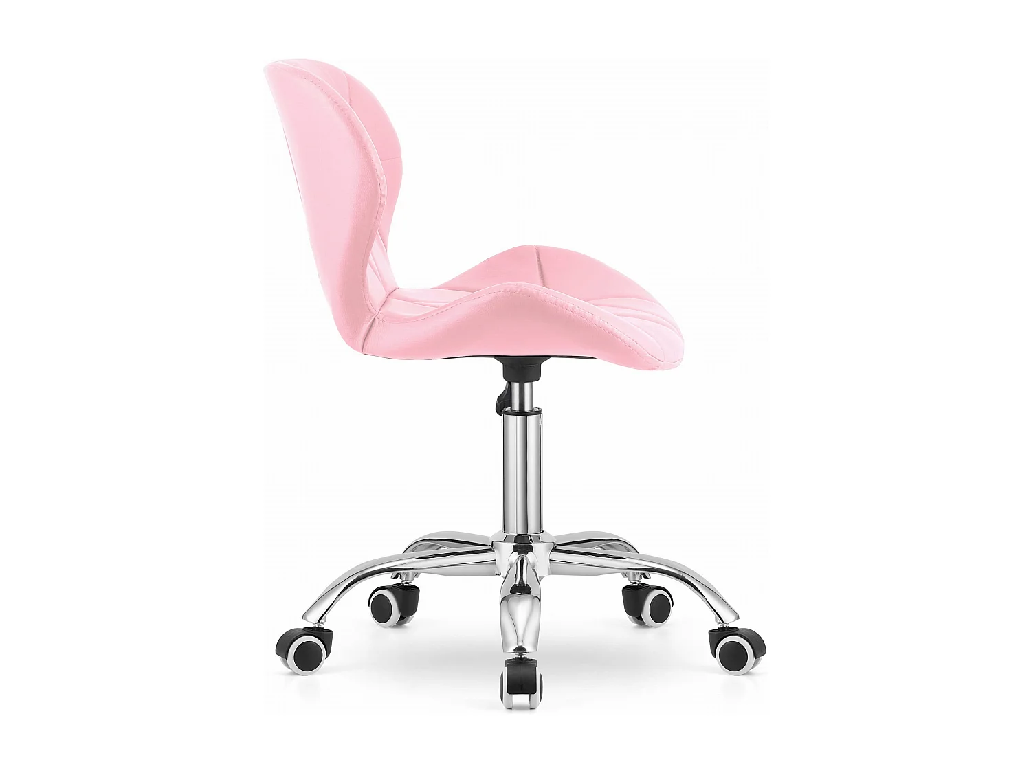 Valora AVOLA draaistoel roze eco-leer ergonomisch ontwerp