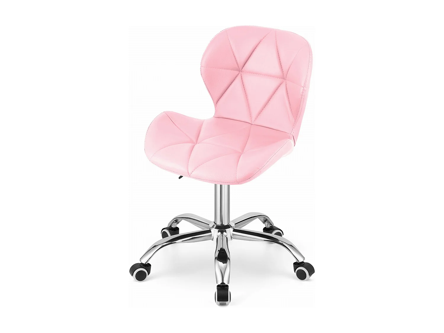 Valora AVOLA draaistoel roze eco-leer ergonomisch ontwerp