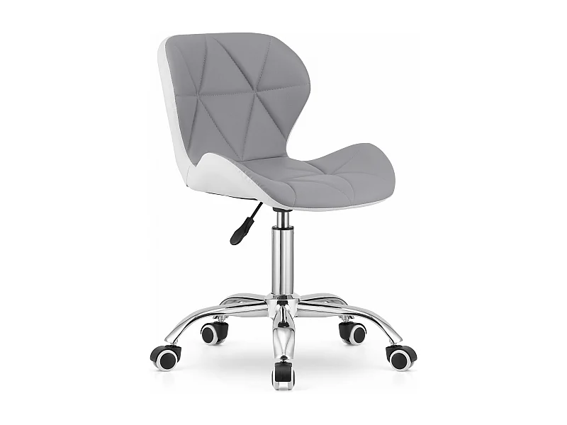 Valora AVOLA Drehstuhl, Grau und Weiß, ergonomisches Design