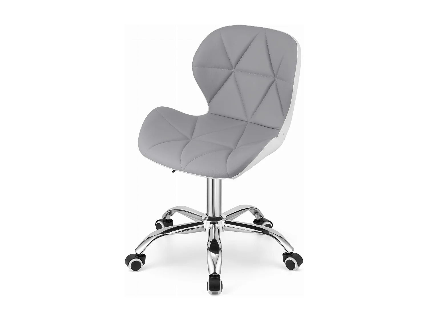 Valora AVOLA Drehstuhl, Grau und Weiß, ergonomisches Design