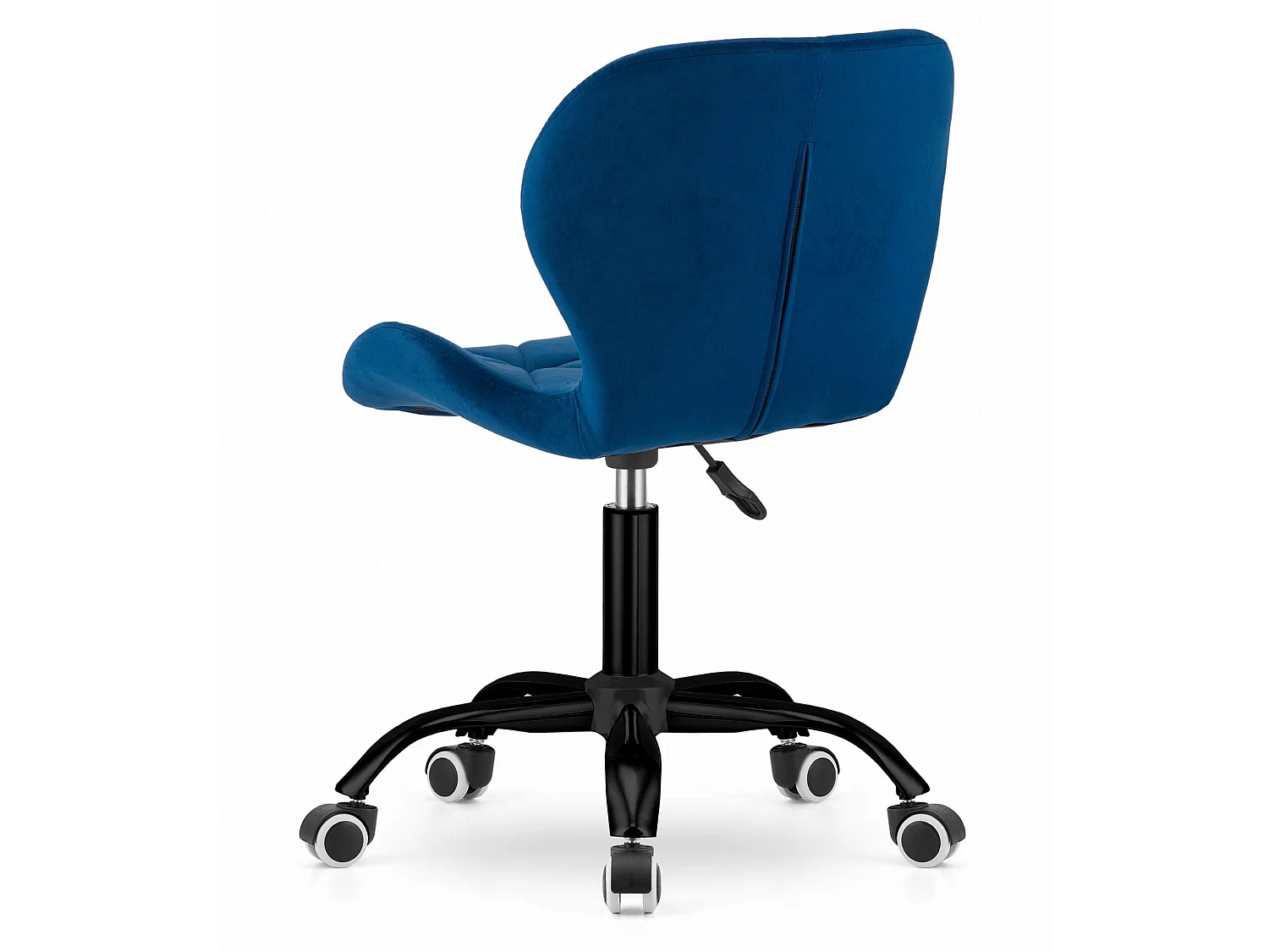 Valora NOTO Drehsessel aus Samt, Marineblau, ergonomisches Design