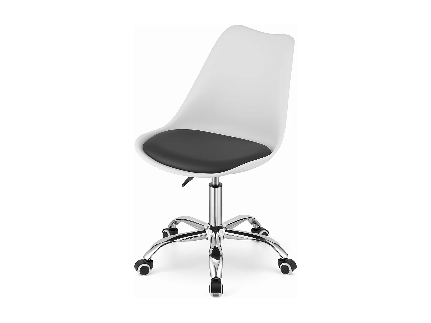 Fauteuil pivotant Valora VIRO, design noir et blanc pour bureau