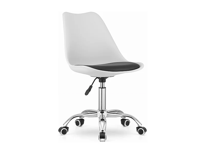 Fauteuil pivotant Valora VIRO, design noir et blanc pour bureau