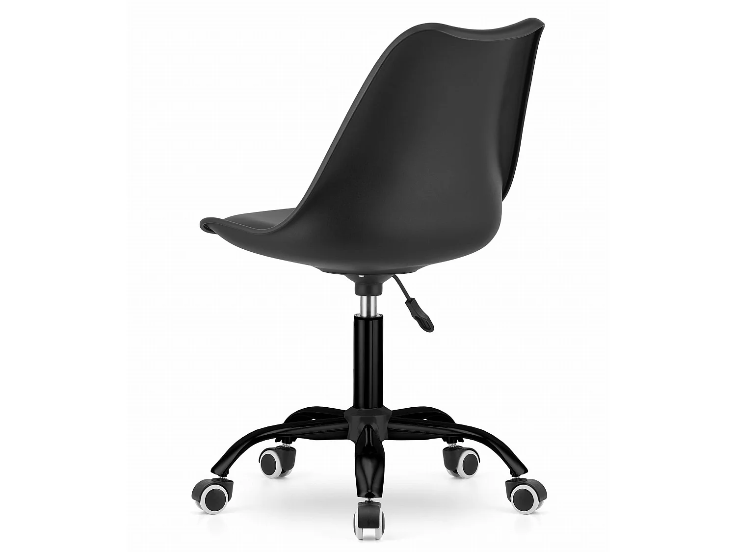 Fauteuil pivotant Valora ANDRIA, base noire, siège de bureau réglable