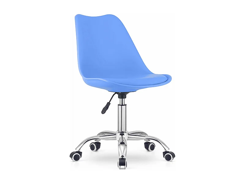 Silla giratoria Valora VIRO, ergonómica, azul, para oficina en casa