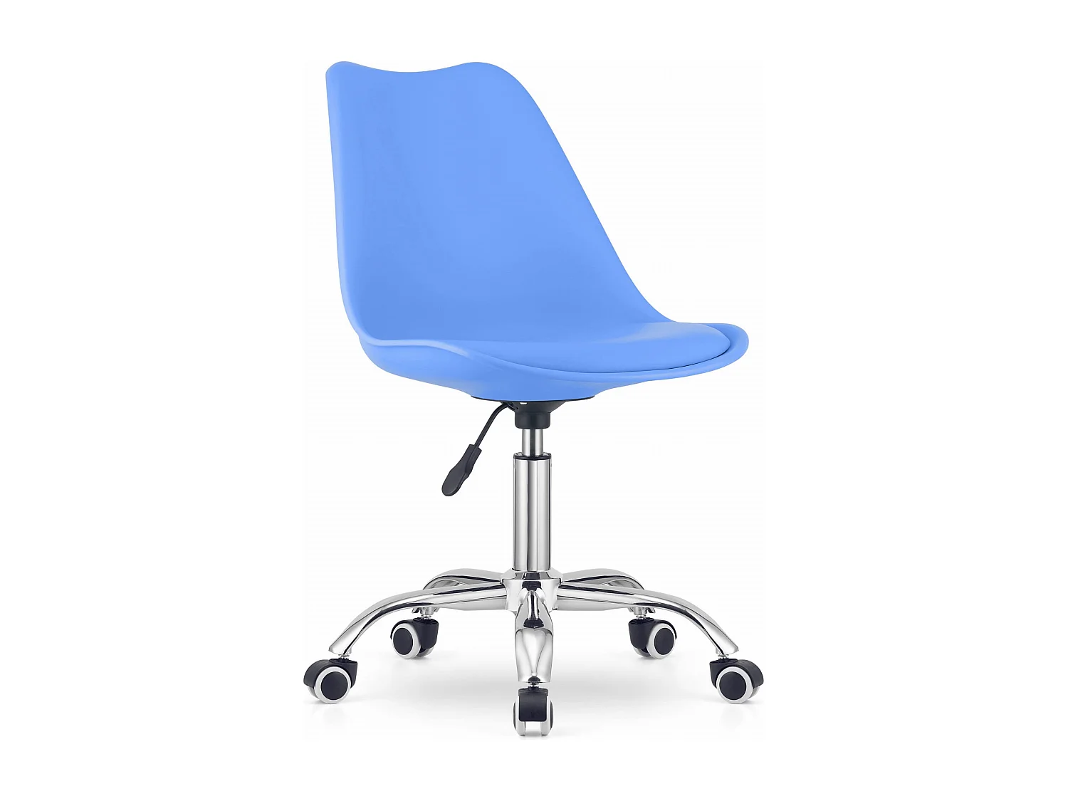 Silla giratoria Valora VIRO, ergonómica, azul, para oficina en casa