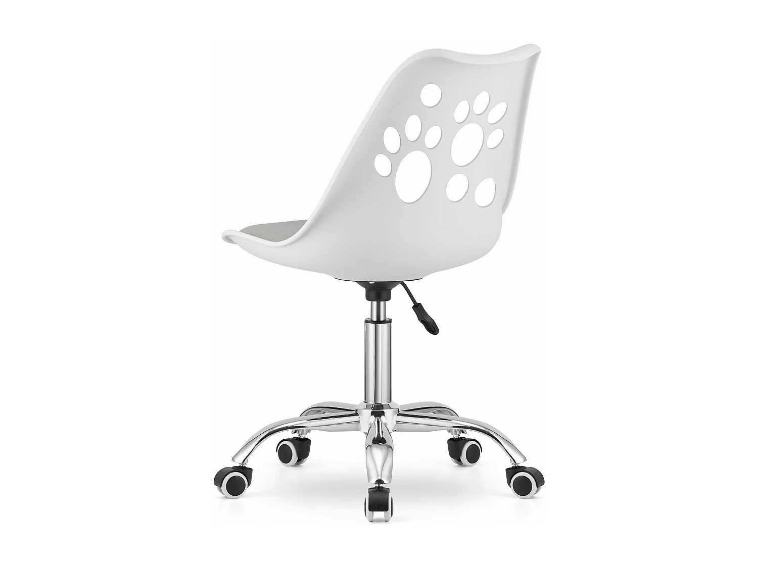 Fauteuil pivotant ergonomique Valora PRINT blanc et gris pour bureau à domicile