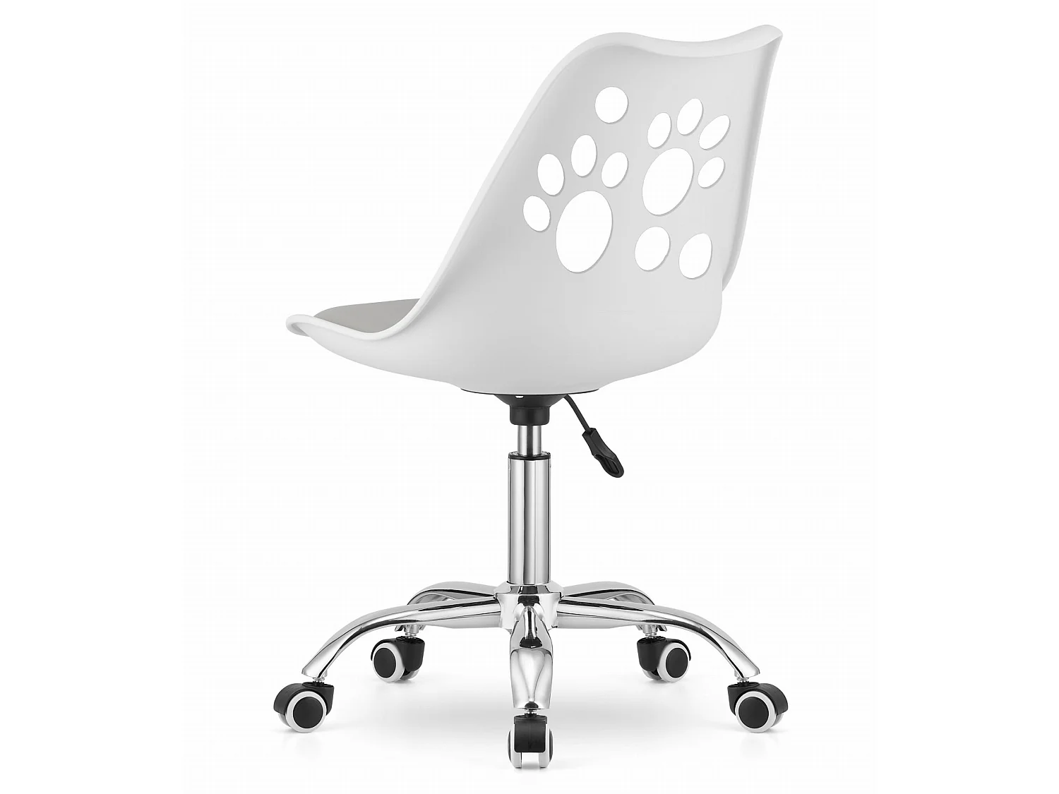 Fauteuil pivotant ergonomique Valora PRINT blanc et gris pour bureau à domicile