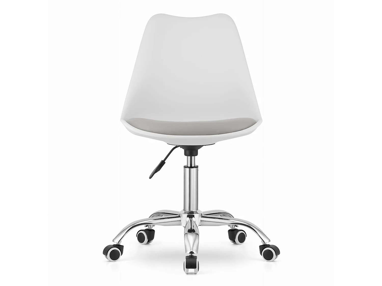 Fauteuil pivotant Valora VIRO blanc et gris, design ergonomique pour bureau